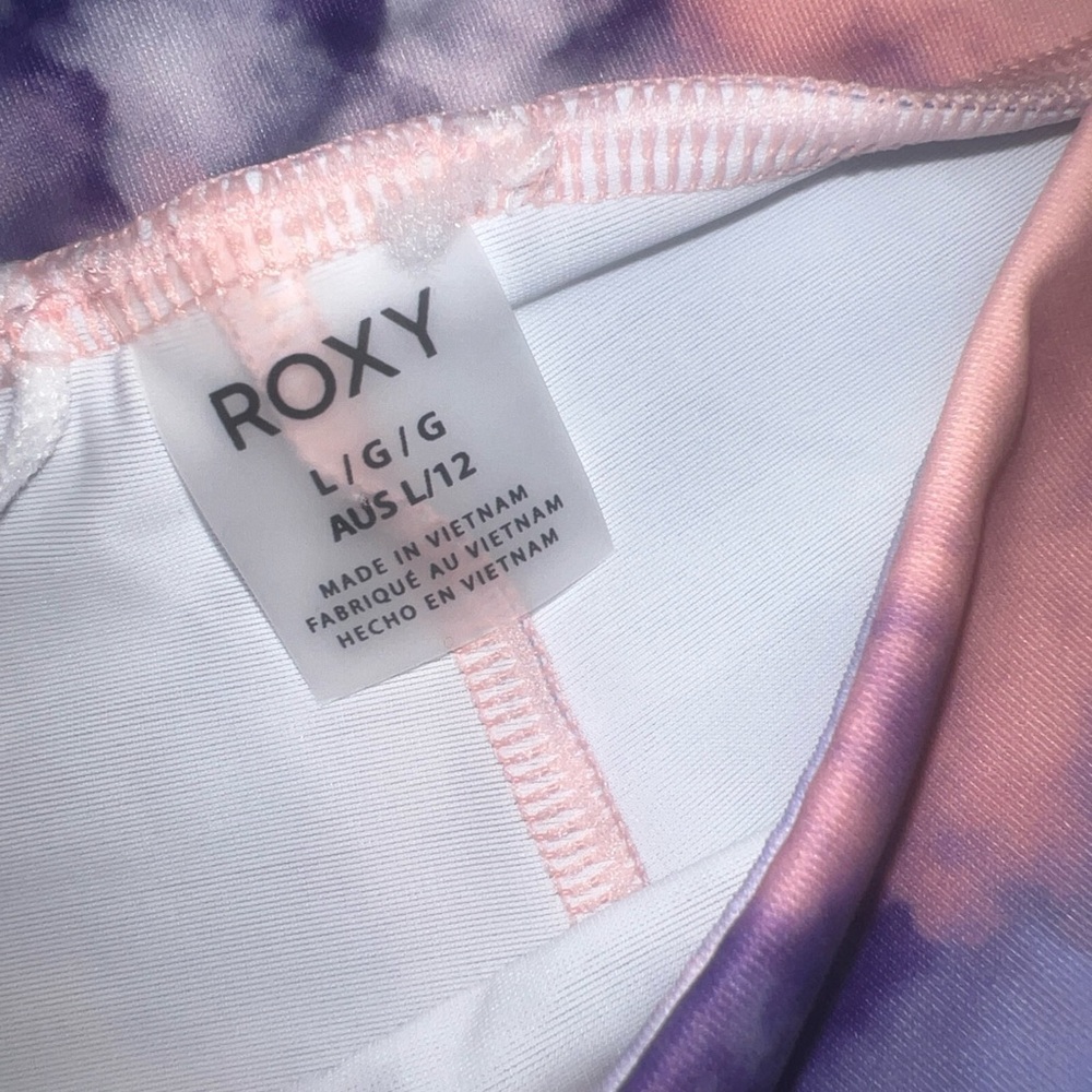 New Pink ROXY Women’s Large Swim 60$ Surf Shop Bikini Shorts Workout Beach Gym - Picture 4 of 8